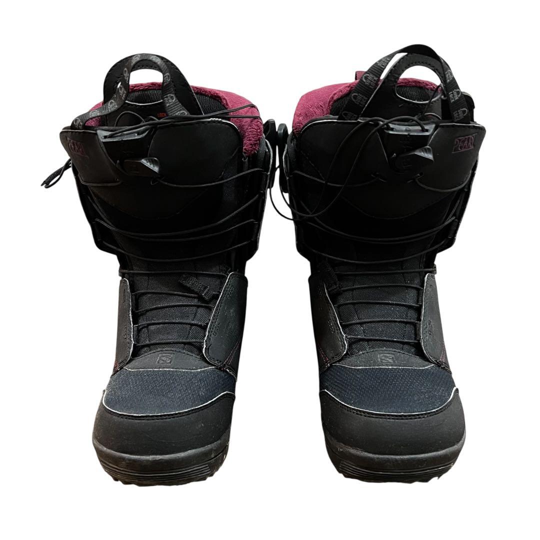 SALOMON（サロモン）スノーボードブーツ 24cm ブラック スノボー