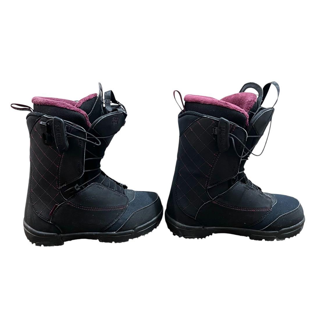 SALOMON（サロモン）スノーボードブーツ 24cm ブラック スノボー