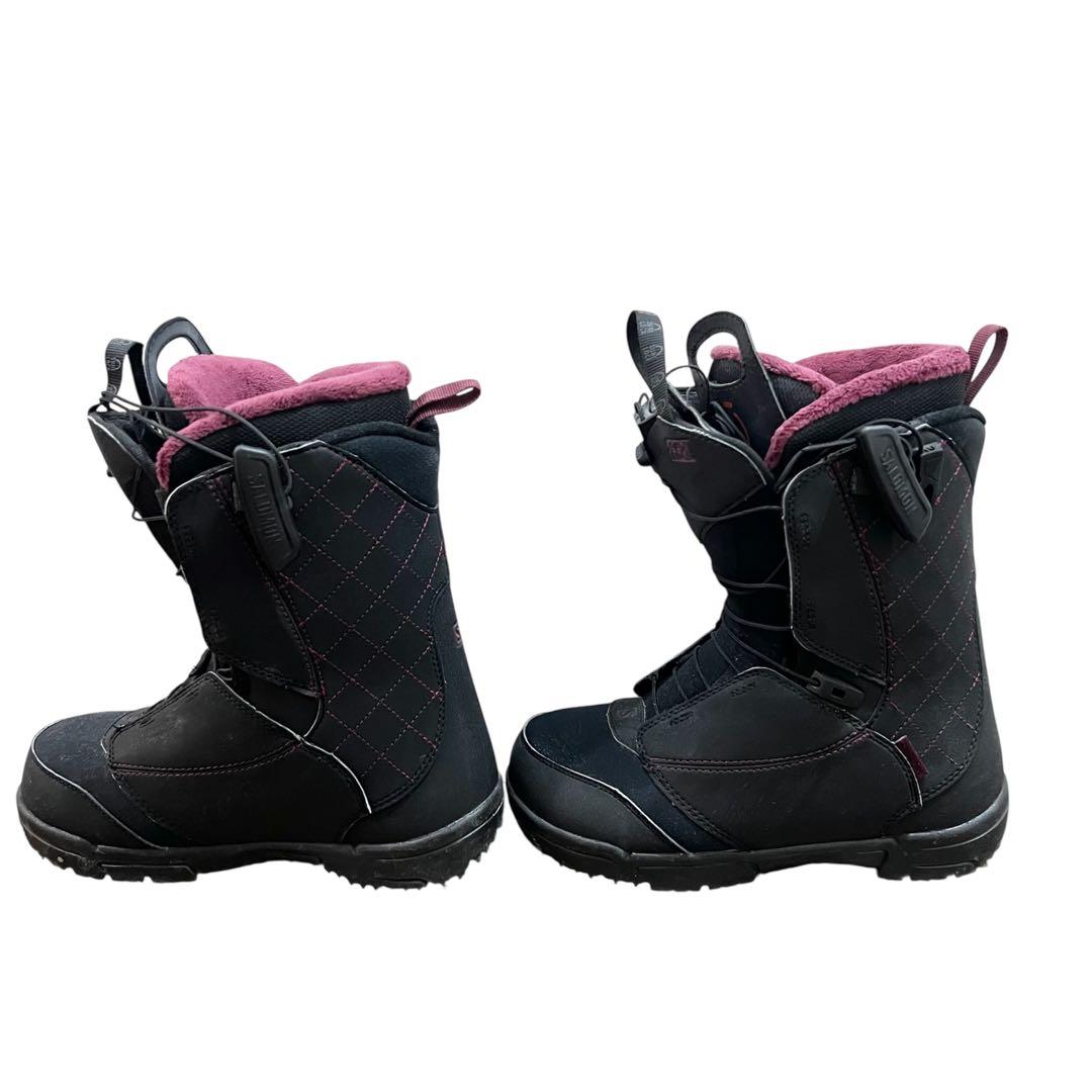 SALOMON（サロモン）スノーボードブーツ 24cm ブラック スノボー