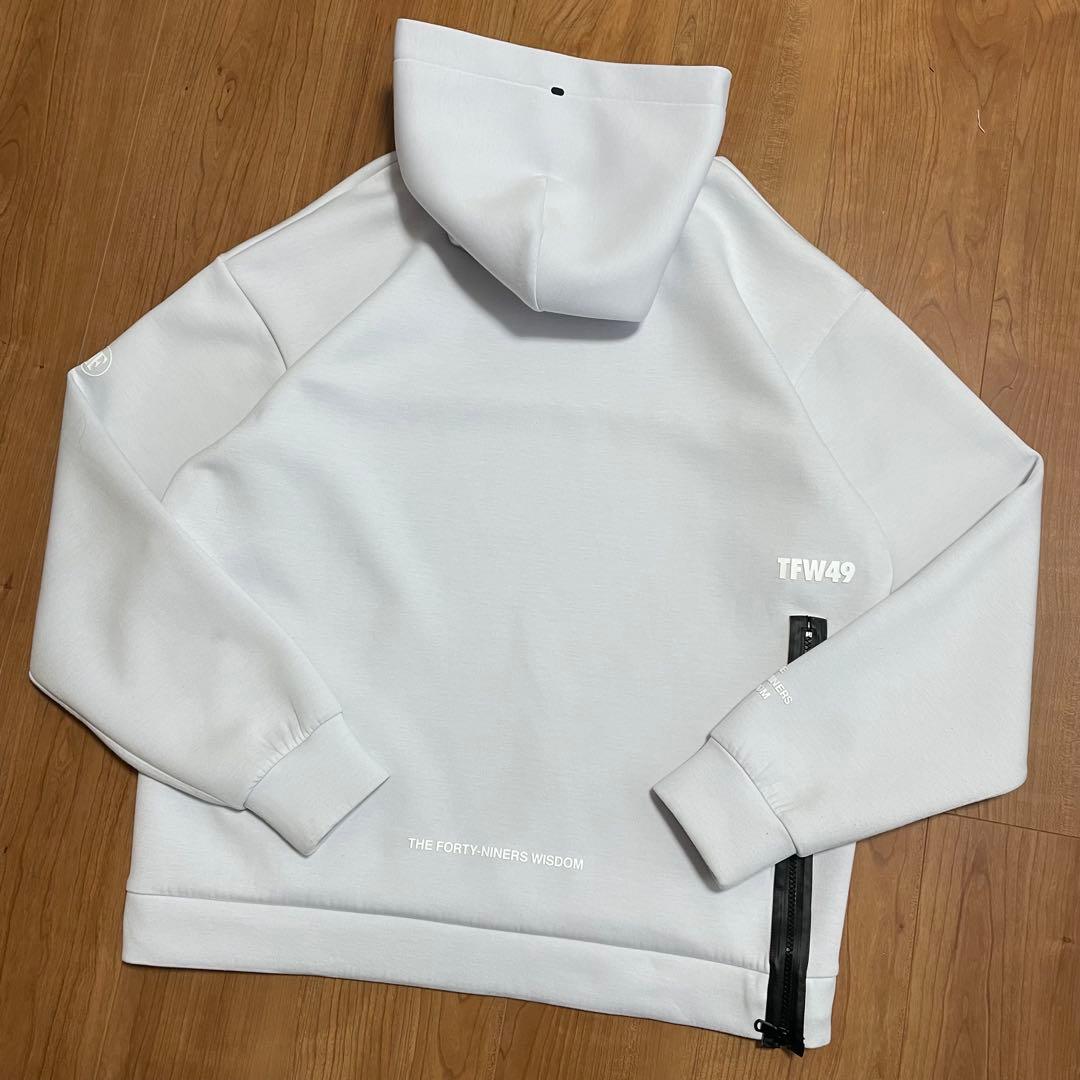定価4.2万　TFW49 サイドジップ　パーカー　ホワイト　XL ゴルフ