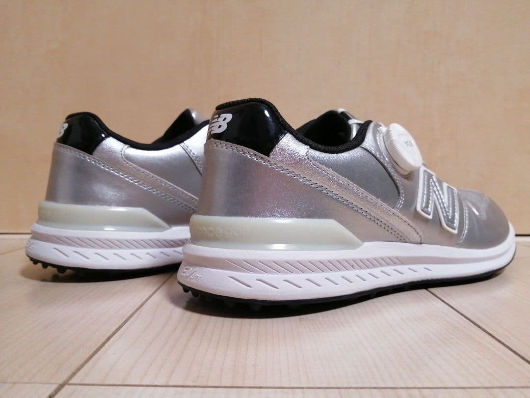 New Balance ゴルフシューズ WGBS996Zシルバー 24.5cm