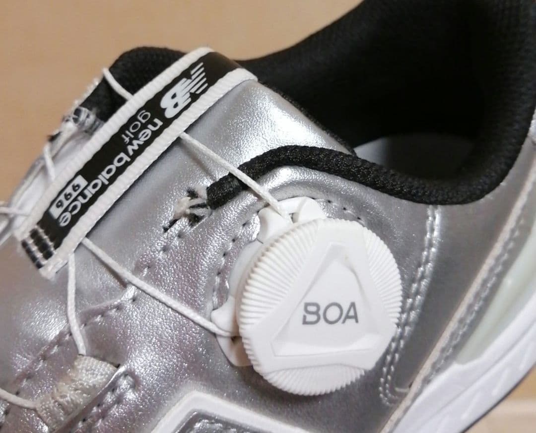 New Balance ゴルフシューズ WGBS996Zシルバー 24.5cm