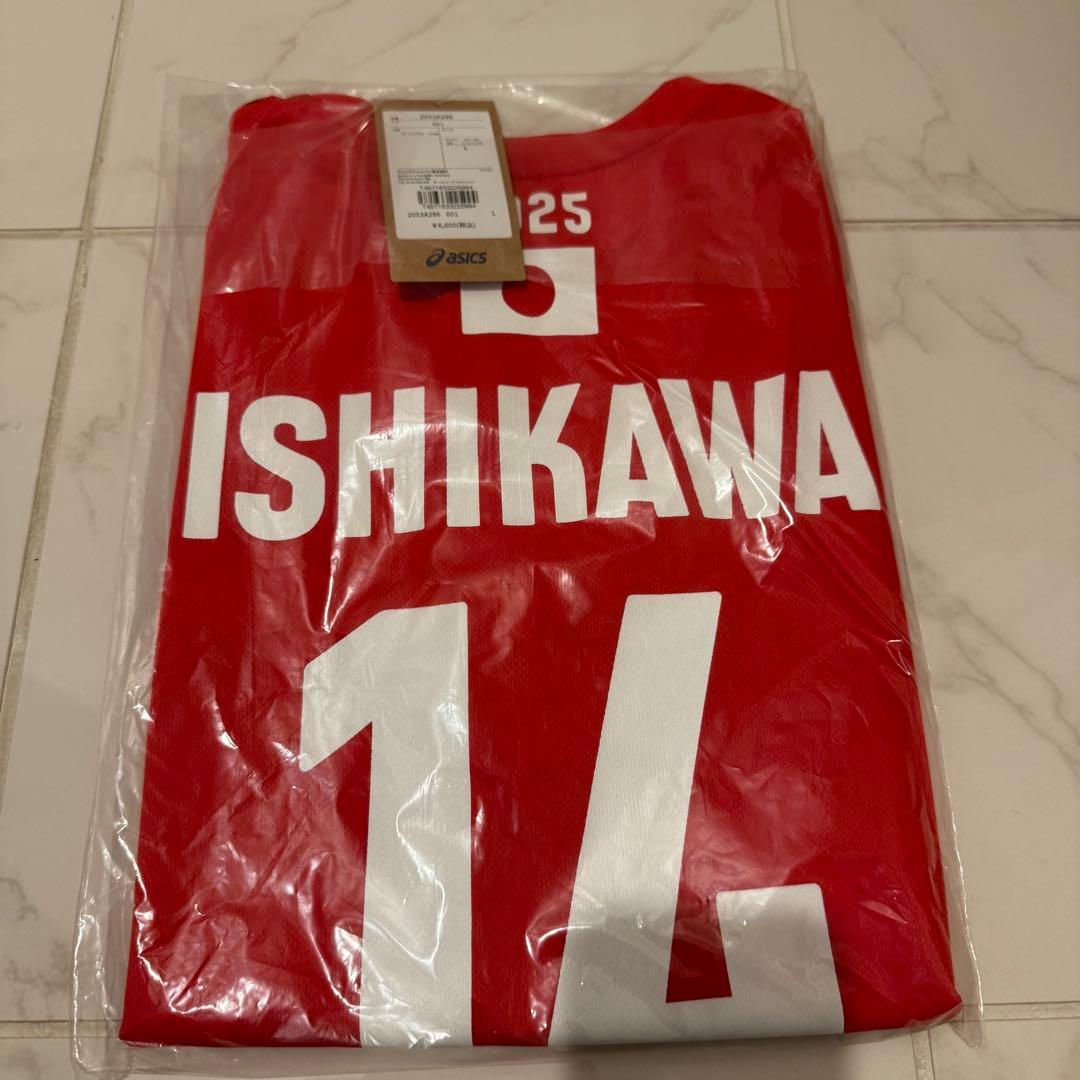 Lサイズ　14番　石川祐希　2025 JVA 日本代表　応援Tシャツ　バレー