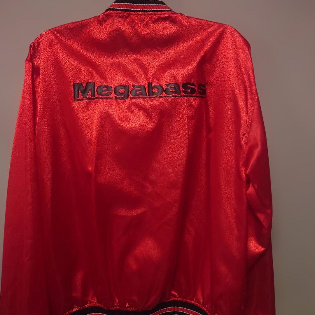 Megabass レッド ナイロンジャケット