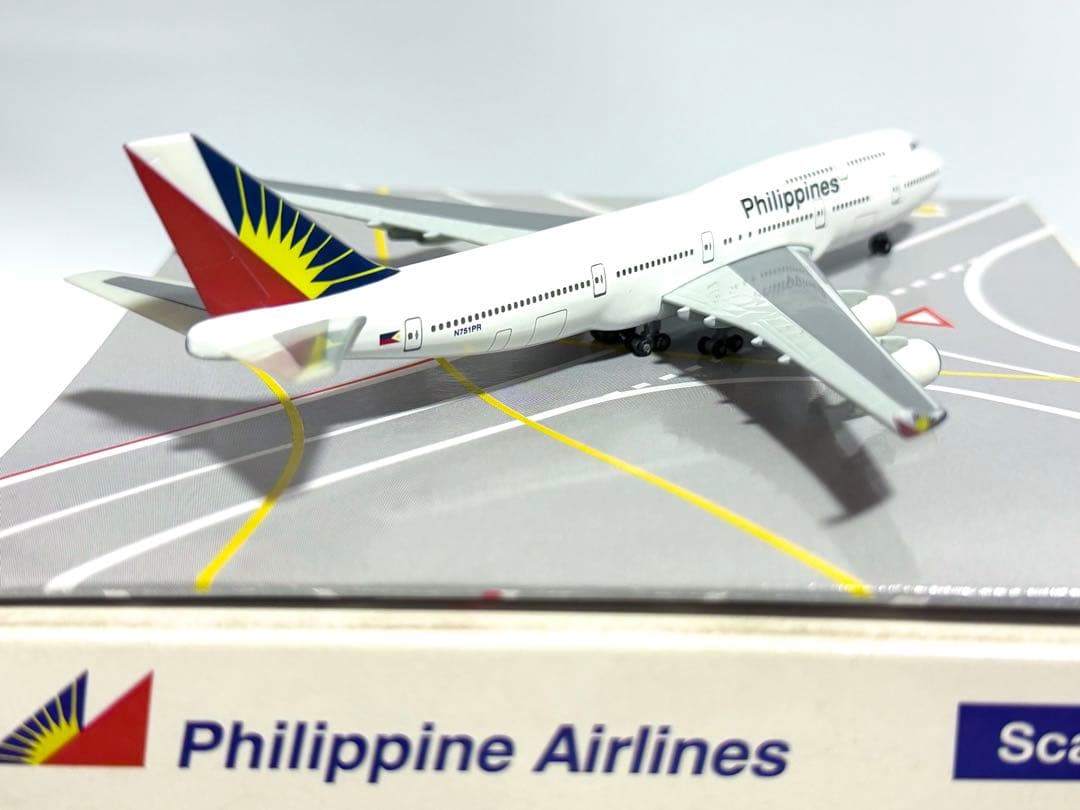 herpa 1/500 B747-400 & A340-300フィリピン航空2機
