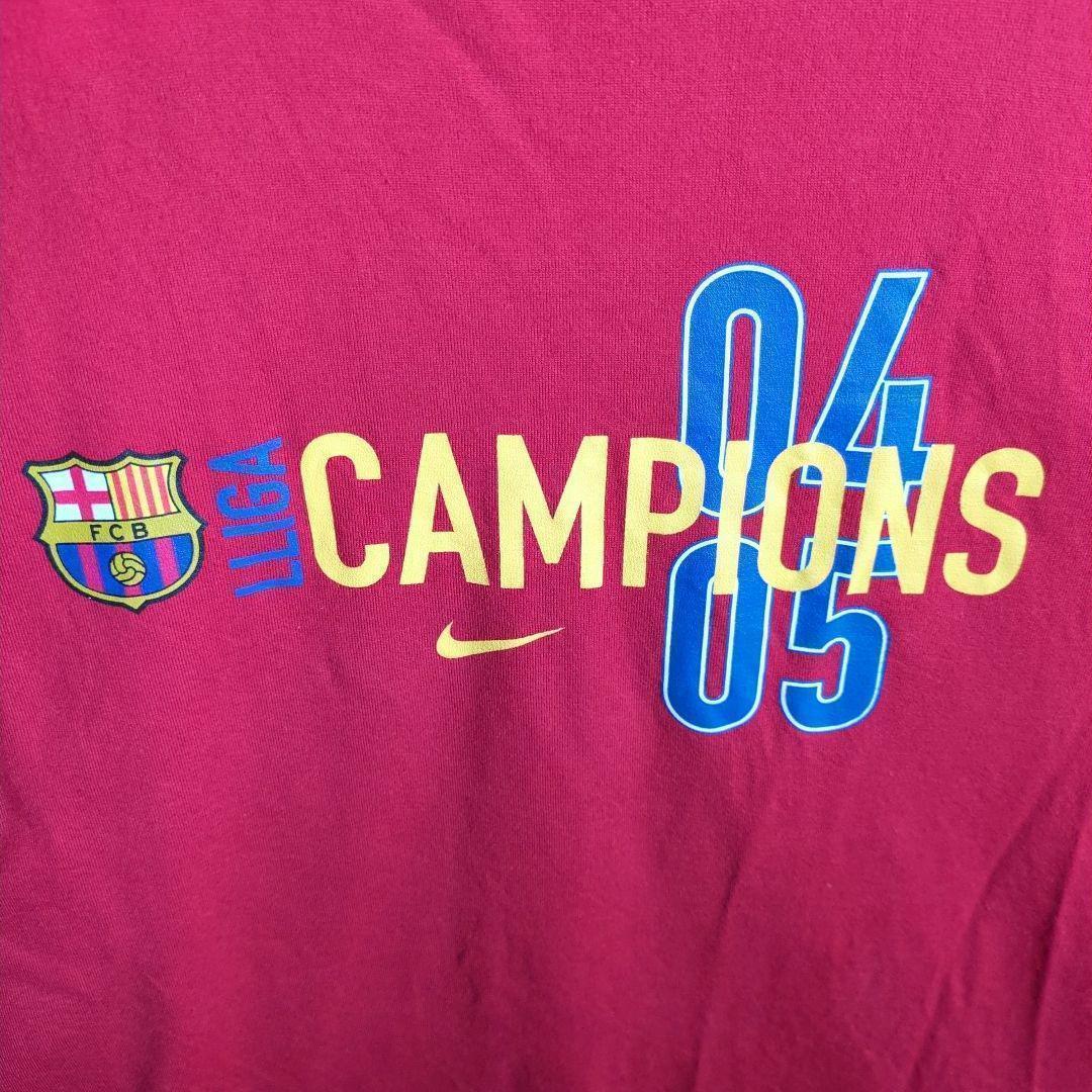 NIKE　ナイキ　FCB　FCバルセロナ　サッカー　半袖Tシャツ　XL　LL　赤