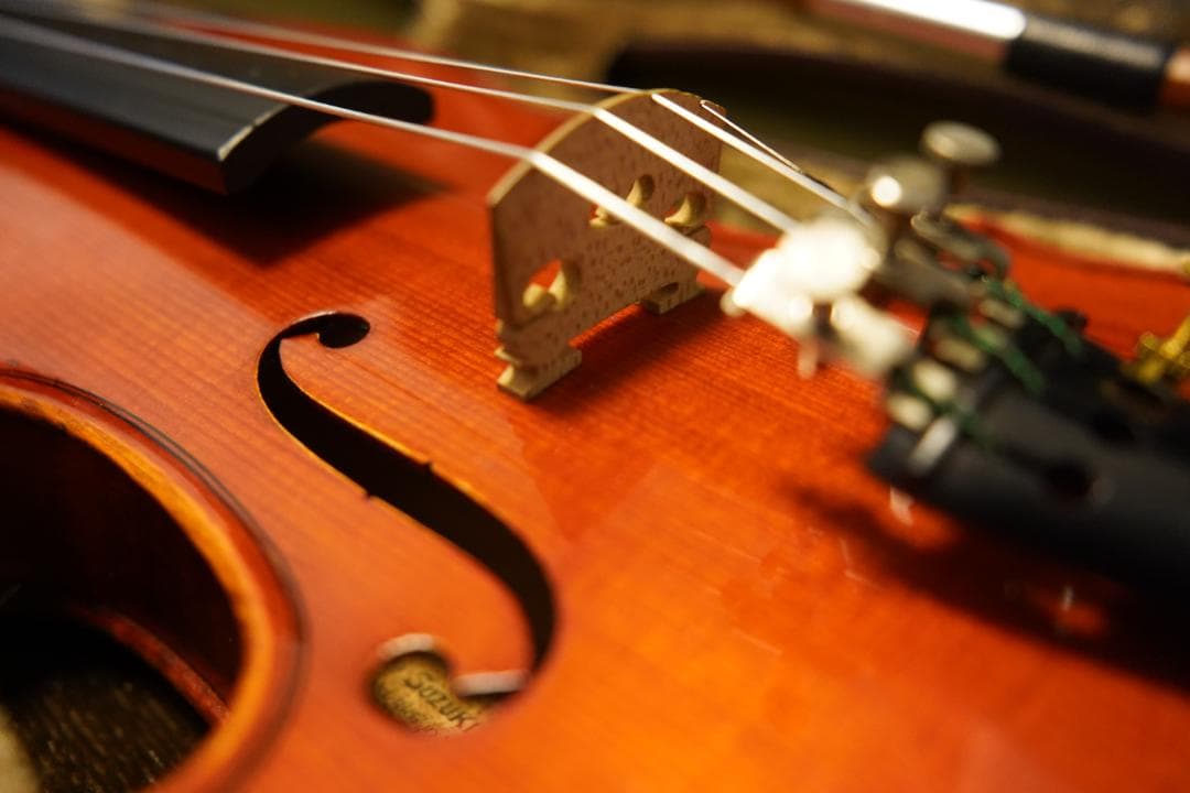 【良音】　スズキ　SUZUKI バイオリン　No.330 1/4　新品弓　分数