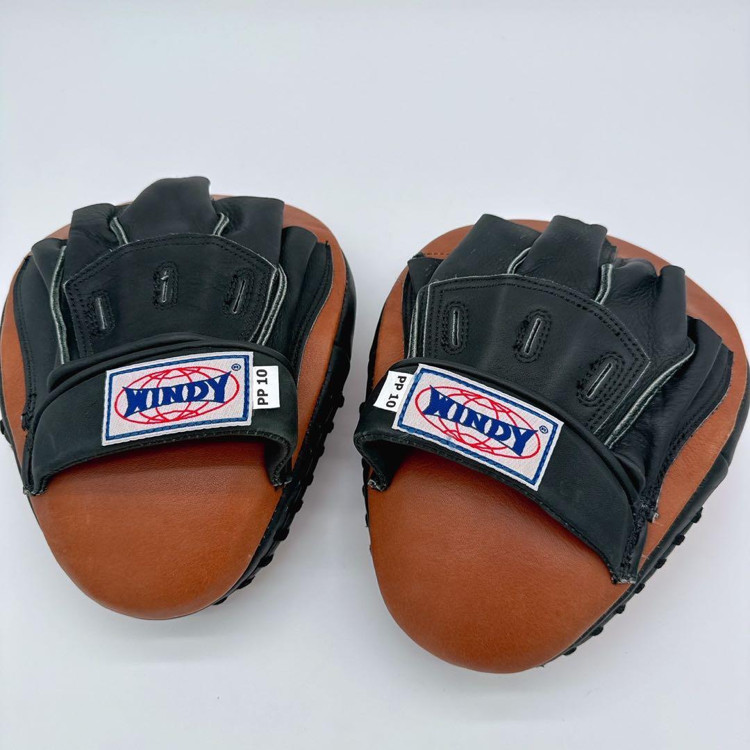 WINDY ウィンディ パンチングミット PP-10 レザー ボクシング 格闘技