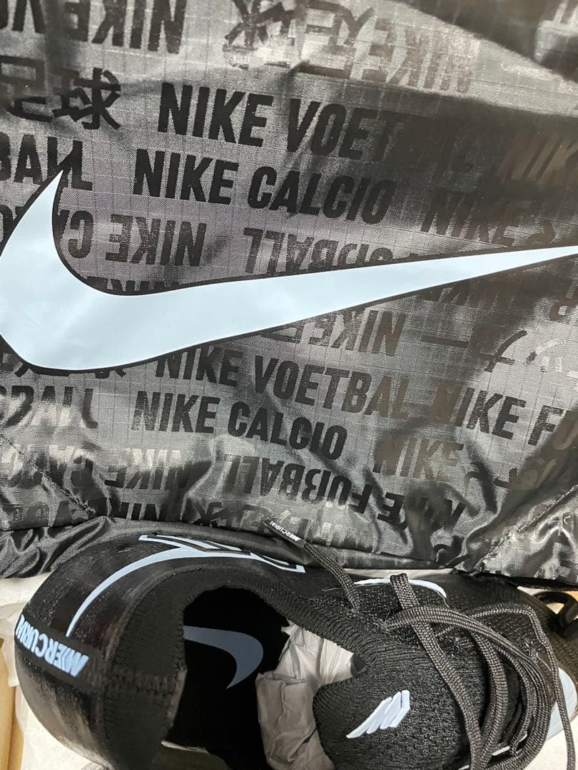 NIKEマーキュリーアル16エリートAG黒水色トップモデル