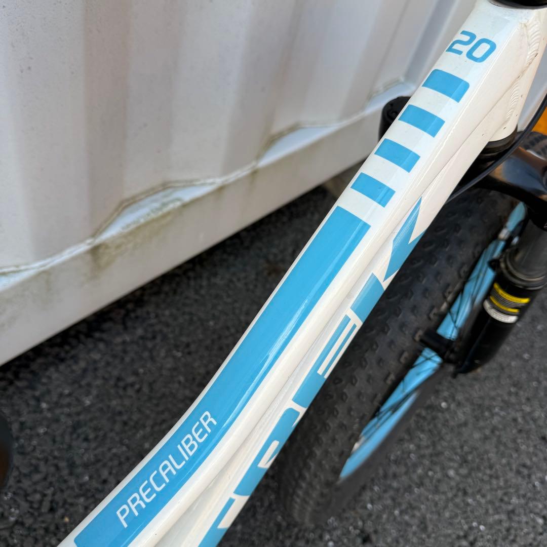 子供用自転車 20インチ Precaliber 身長114-132cm ホワイト
