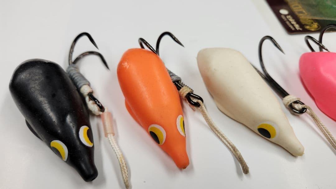 アルキデス フロッグ型ソフトルアー 6個セット　SMITH 雷魚