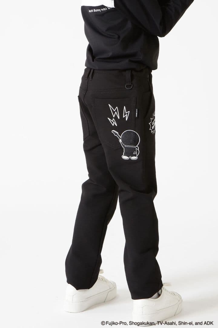 新品　Jack Bunny　ジャックバニー　ドラえもん　ゴルフパンツ　コラボ　黒