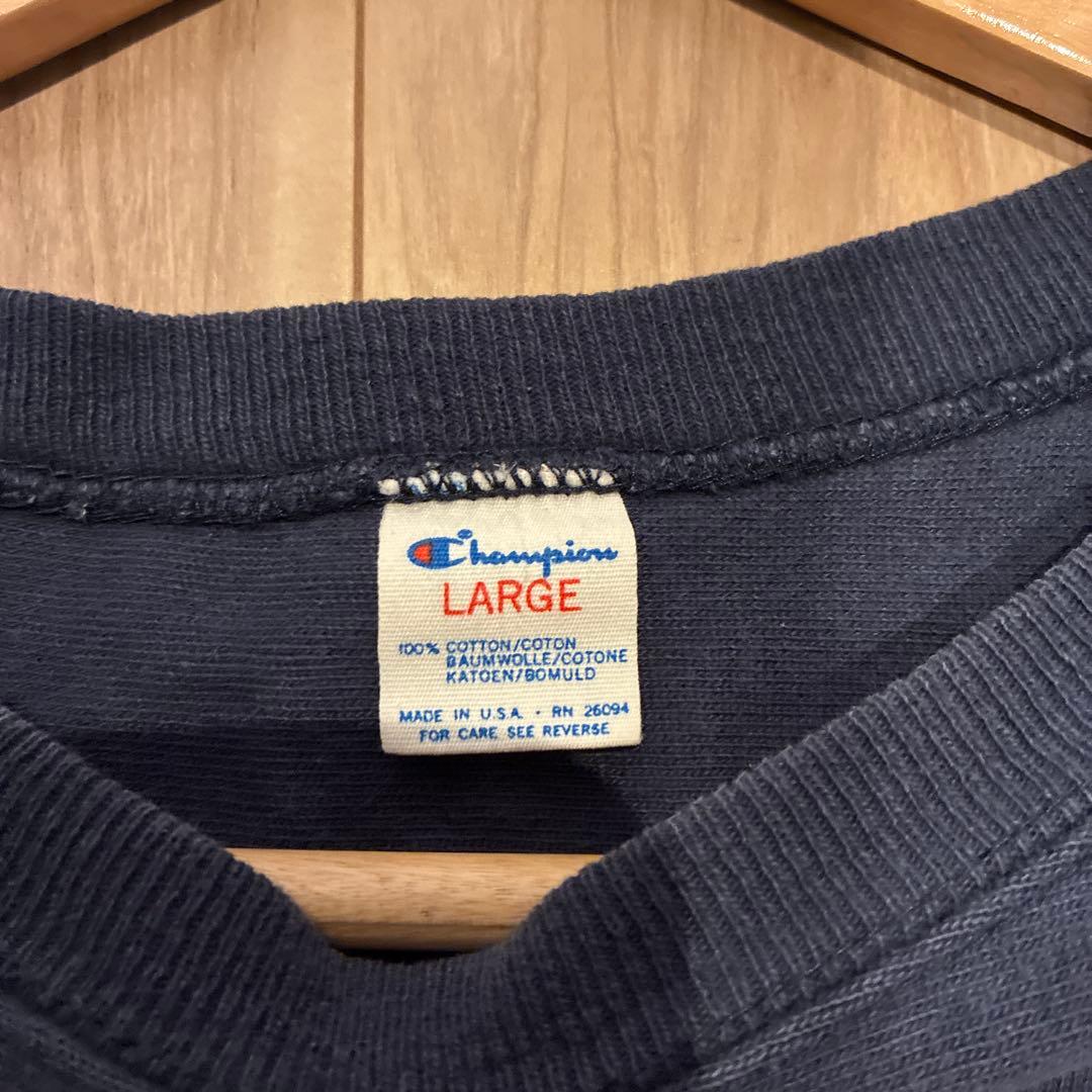 80s デザイン チャンピオン シカゴベアーズ フットボールTシャツ 七分袖 L