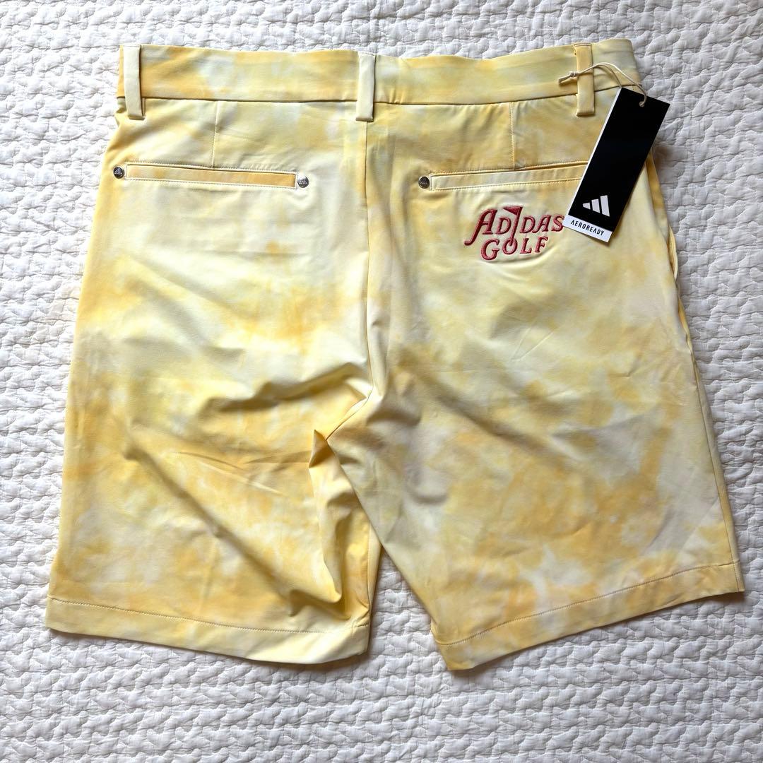 【新品・未使用】アディダスゴルフ メンズ ハーフパンツ タイダイ タグ付き