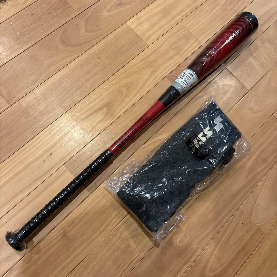 MM Jr. 少年用軟式バット 80cm 580g レッド MMジュニア