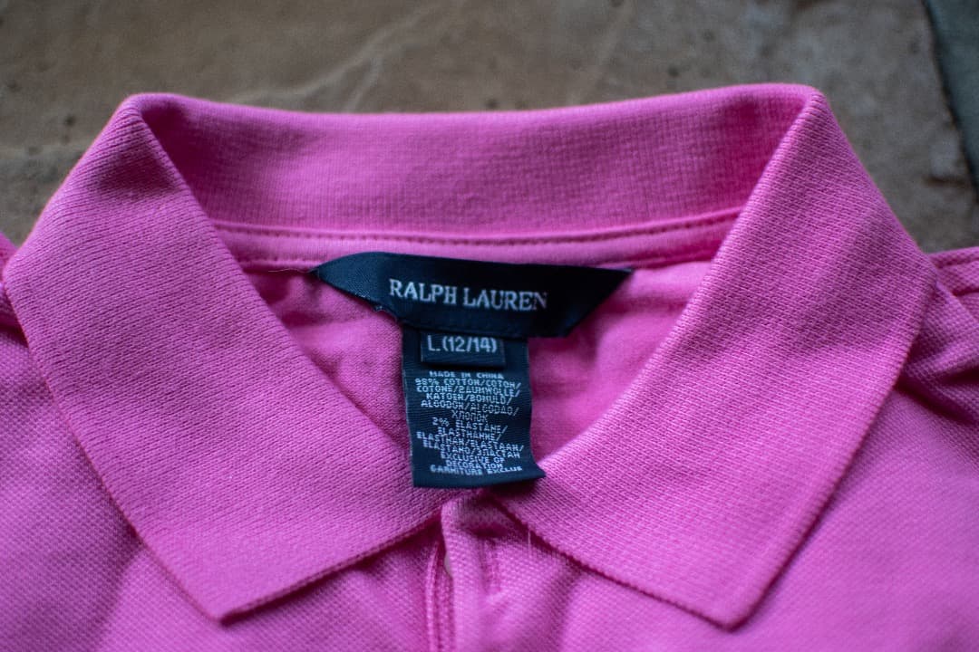 限定レア　Ralph Lauren ビーズ ピンク レディース S ビンテージ