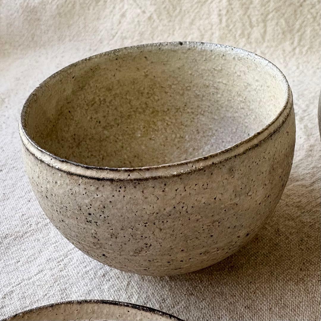 遠藤岳 カップ ソーサー 4点セット 作家 器 未使用品