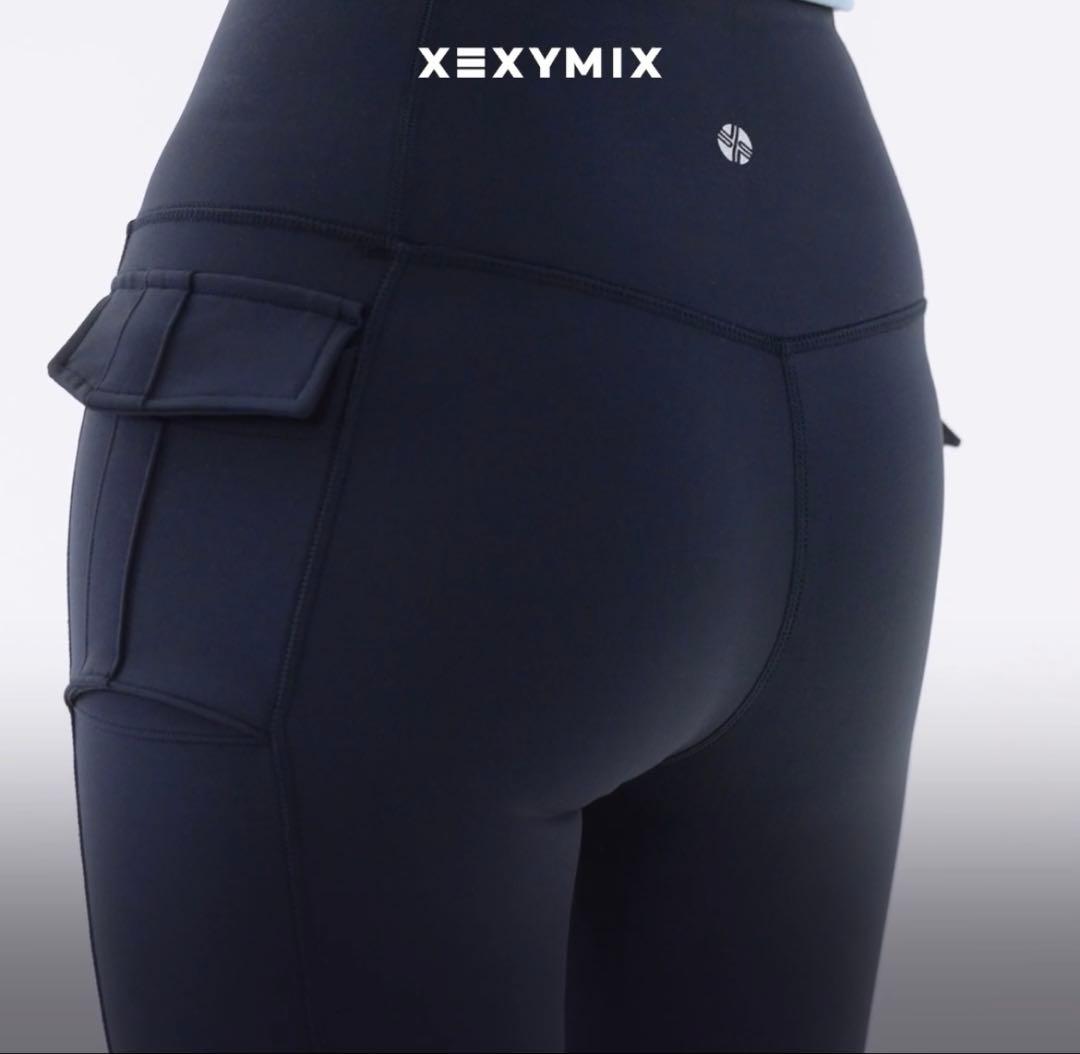 XEXYMIX ブラックレーベル シグネチャー360N アウトポケット レギンス