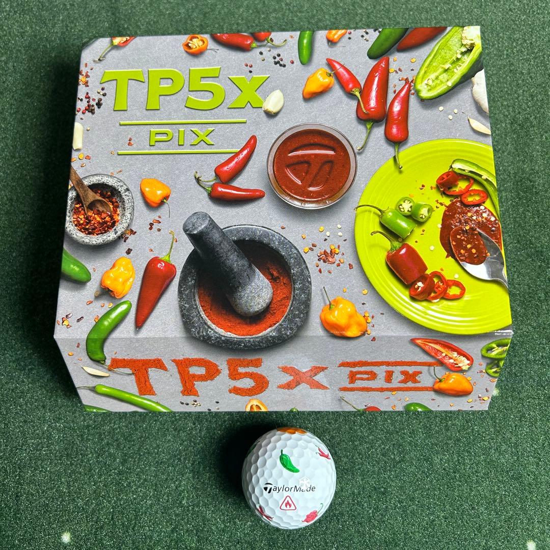 【限定品】テーラーメイドTP5x Pix Peppers ゴルフボール 1ダース