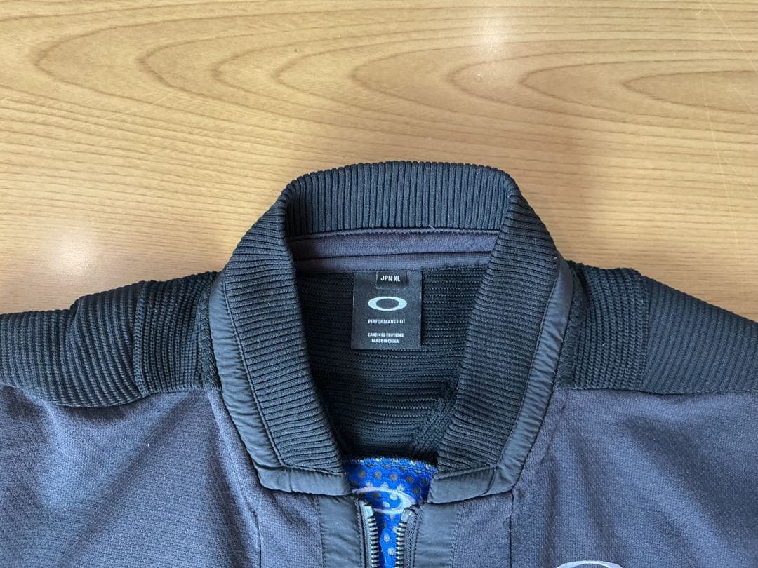 Oakley ブラック ナイロン　ゴルフジャケット