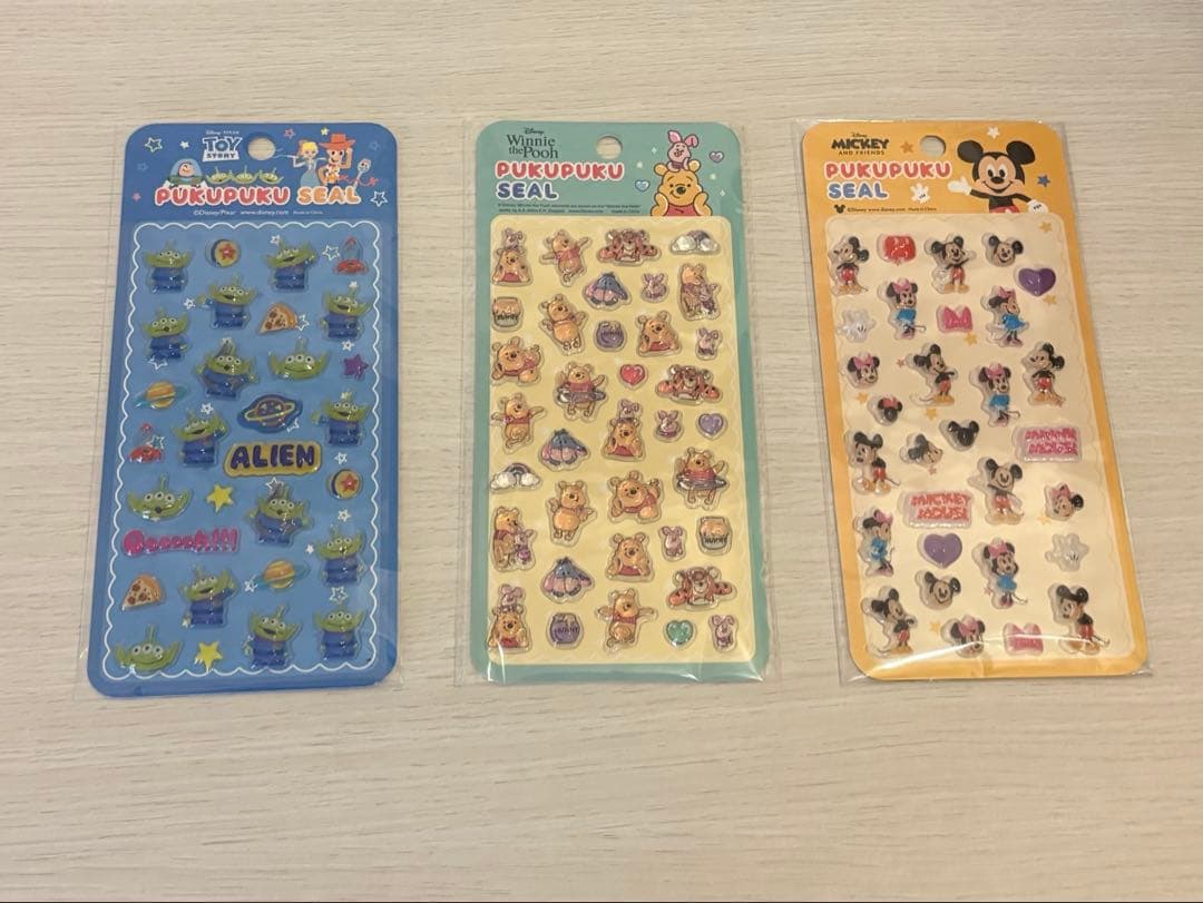 【新品未開封】ディズニープチドロップシール13枚セット(正規品)