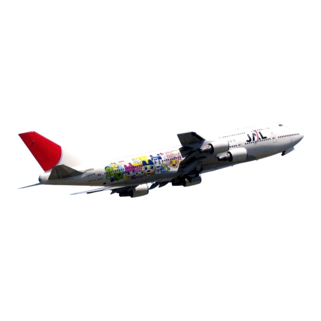 Herpa 1/400 Boeing 747-400Dたまごっちジェット2007