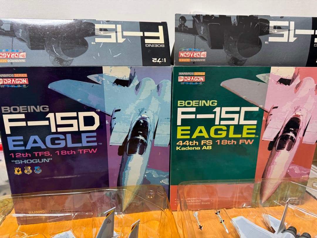 F-15D F-15C Eagle 2機セット ダイキャスト製