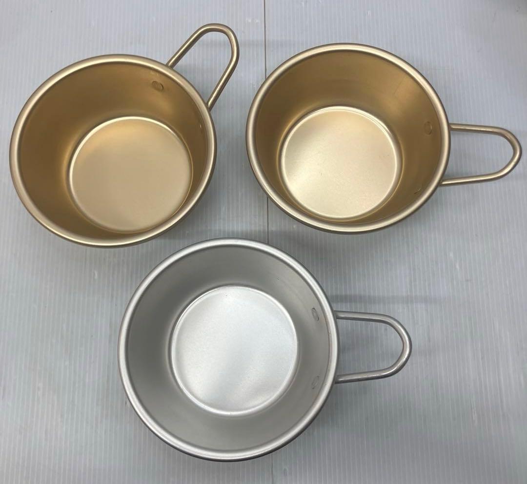 【新品未使用】MERCURY アルミカップ スタッキングカップ　おまとめ　計8個