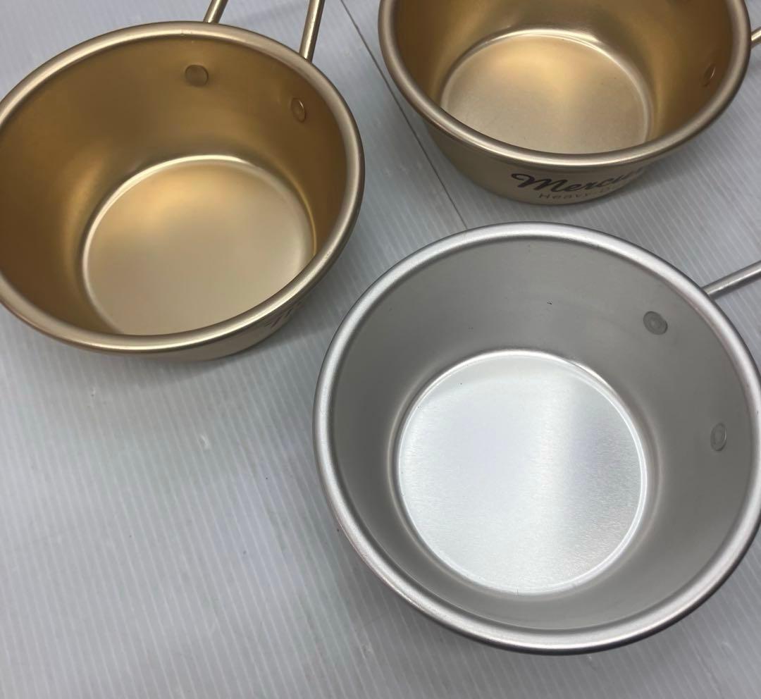 【新品未使用】MERCURY アルミカップ スタッキングカップ　おまとめ　計8個