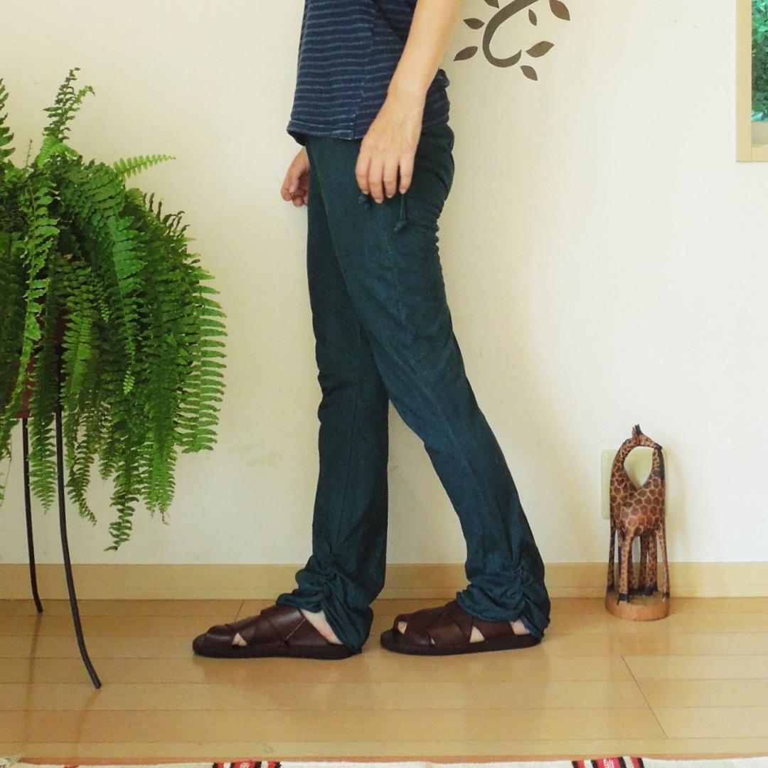 asana ヘンプコットン ヨガパンツ●きなり