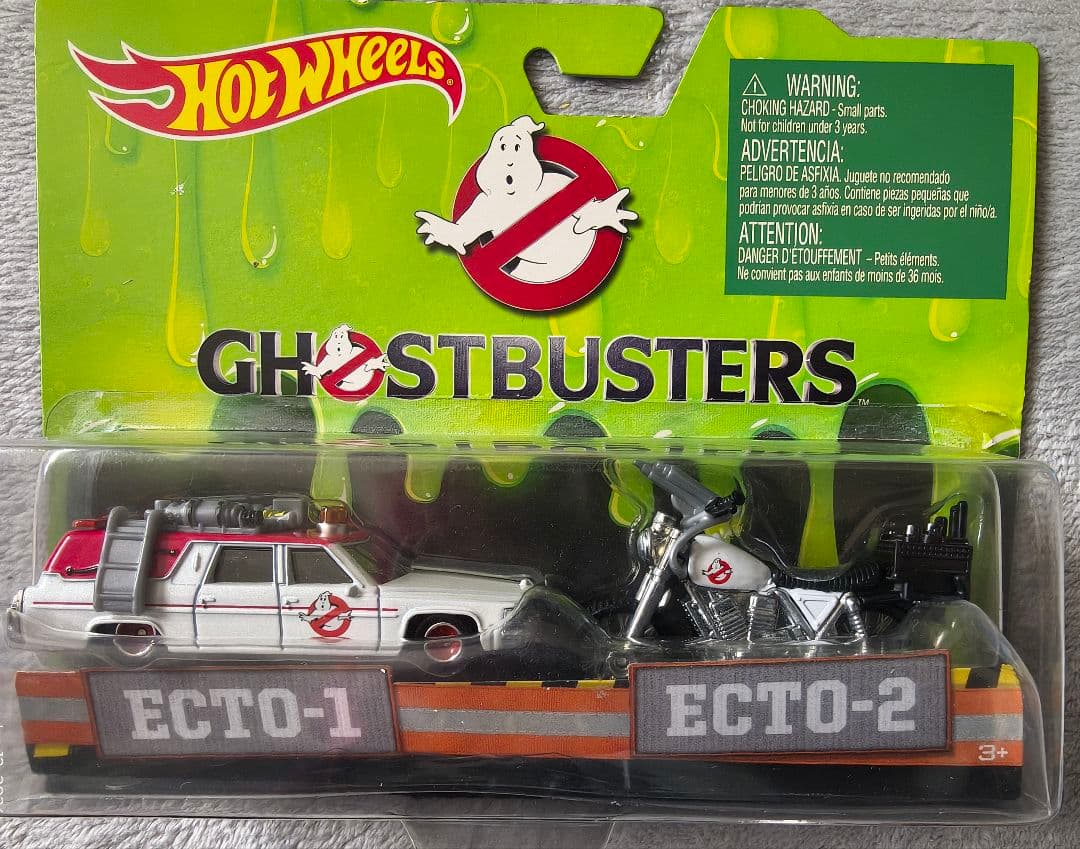 HotWheels Ghostbuster Ecto-1 & 2ミニカーセット