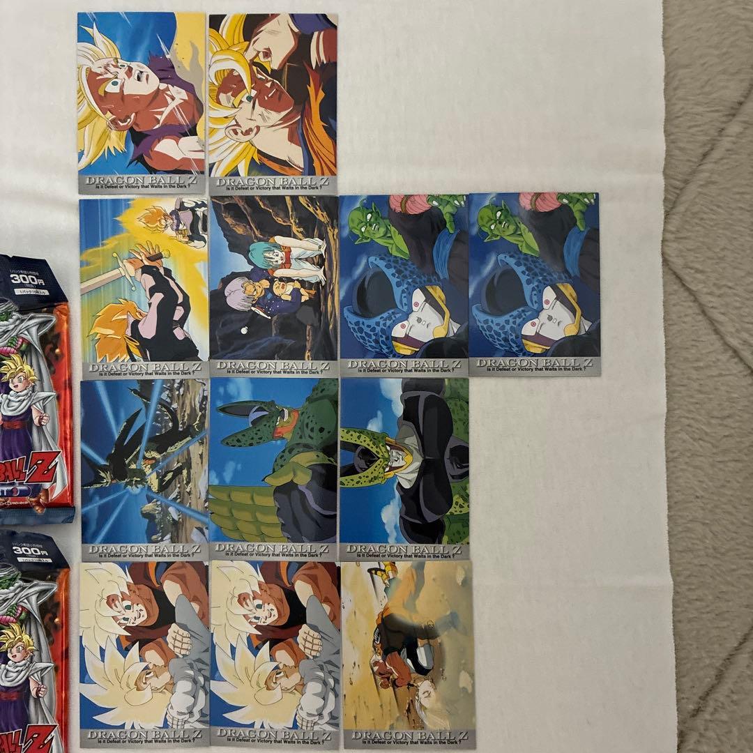 ドラゴンボールz パート2トレーディングコレクション未開封8パックとバラ28枚