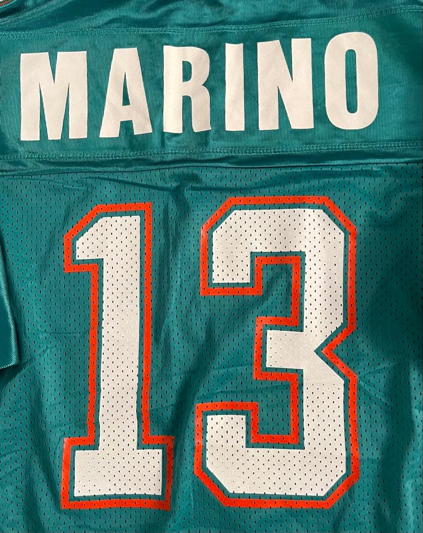 未使用品 ドルフィンズ MARINO 13 チャンピオンタグ ゲームシャツ