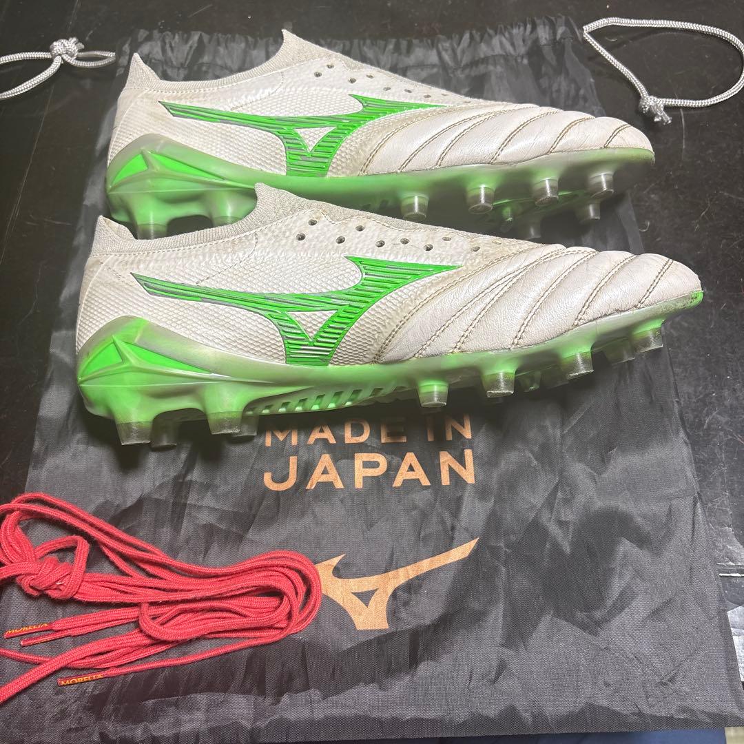 Mizuno Morelia Neo lIII ホワイト/グリーン26.5cm