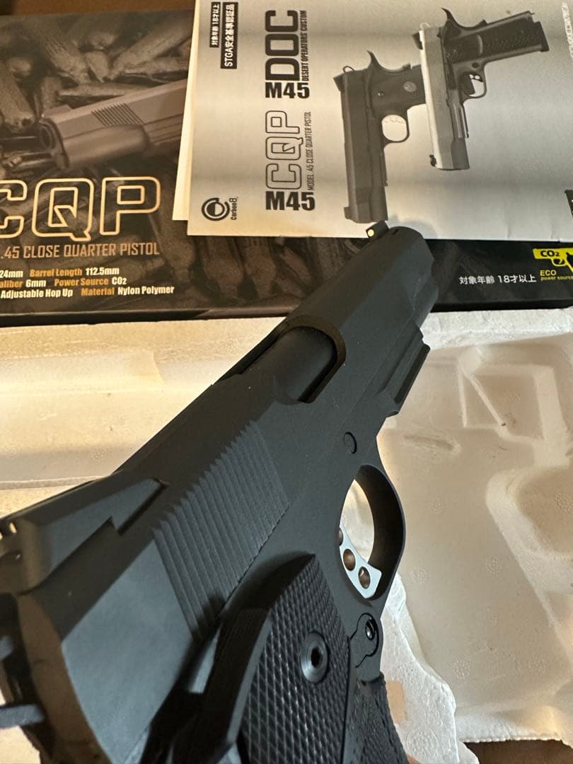カーボン8 CQP M45 エアガン CO2ガス