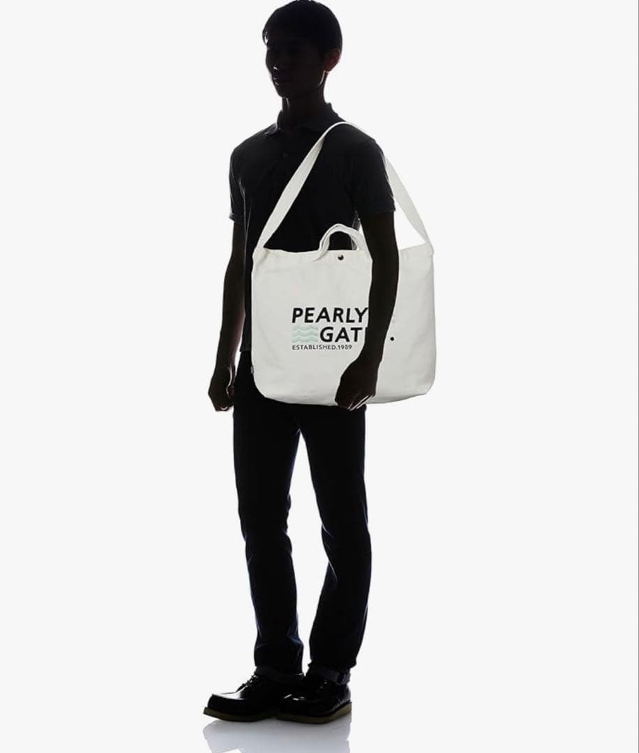 新品 PEARLY GATES トートバッグ ペールカラーシリーズ ホワイト