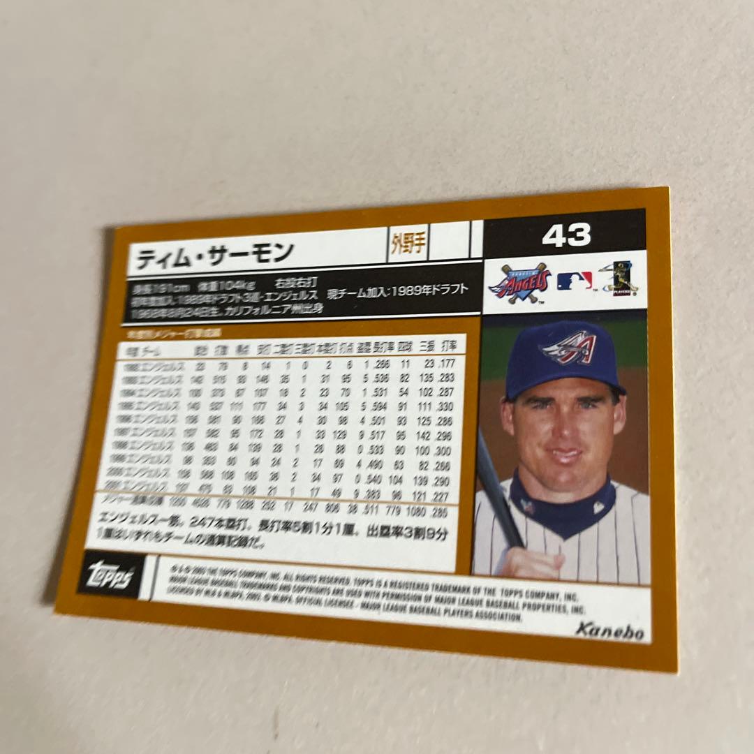 473 大リーグカード　ティム.サーモン