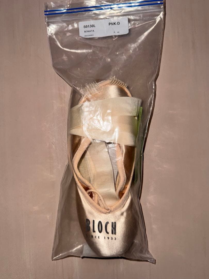 トゥシューズ BLOCH Sonata 3.5 D サテンピンク