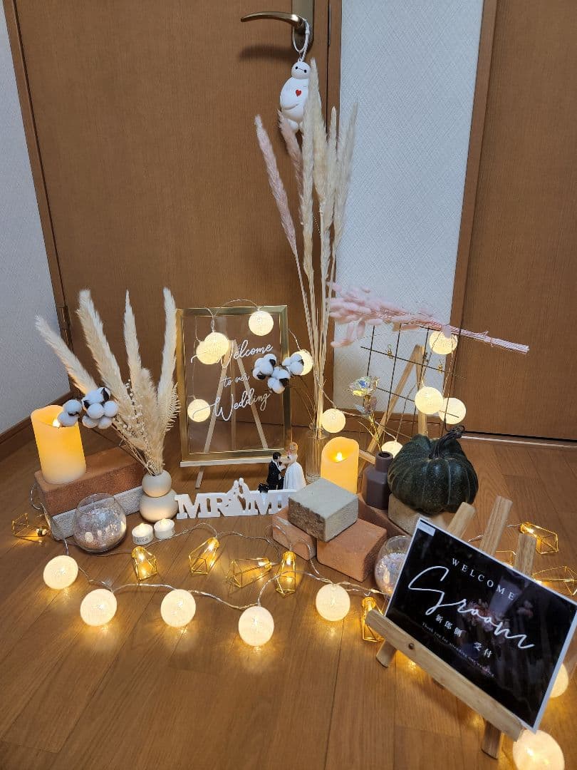 結婚式ウェルカムスペースグッズ一式