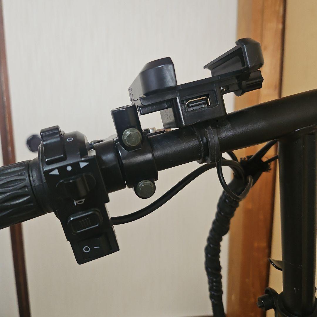 KIK電動アシスト自転車 折りたたみ式 黒