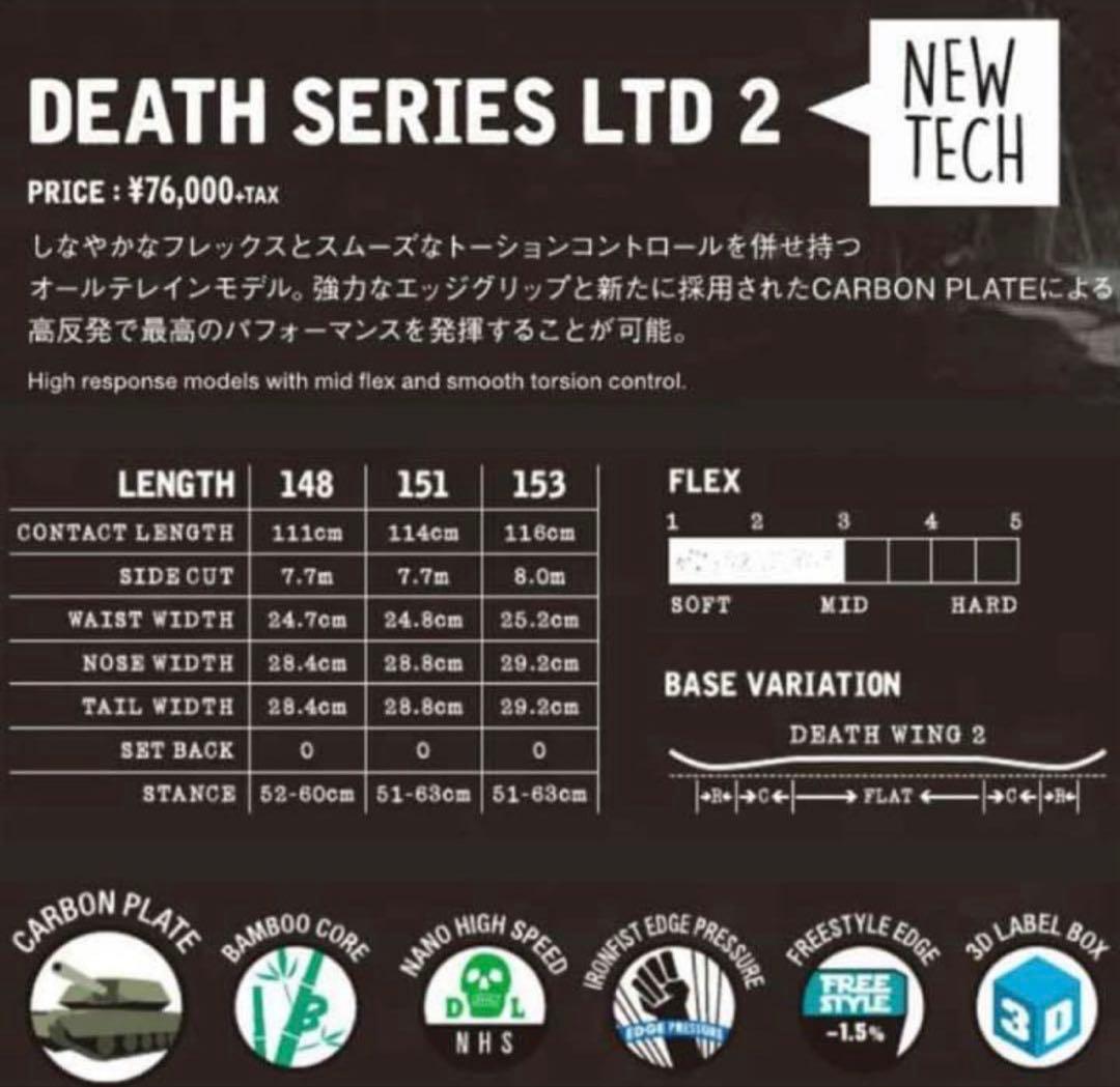 スノーボード　セット　デスレーベル