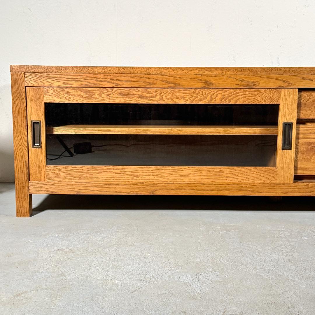【美品】クラッシュゲート テスト 天然木 オーク テレビボード 幅165 廃盤品