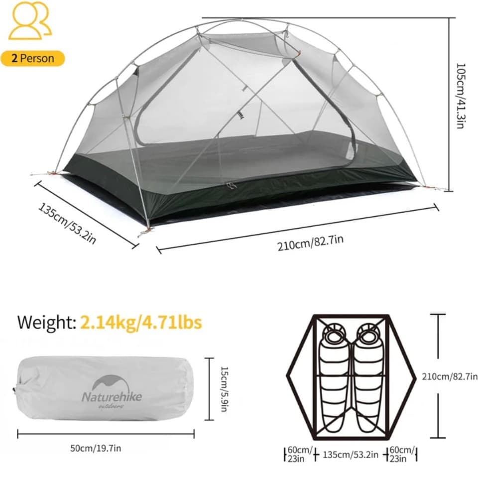 NATUREHIKE Mongar 2 テント