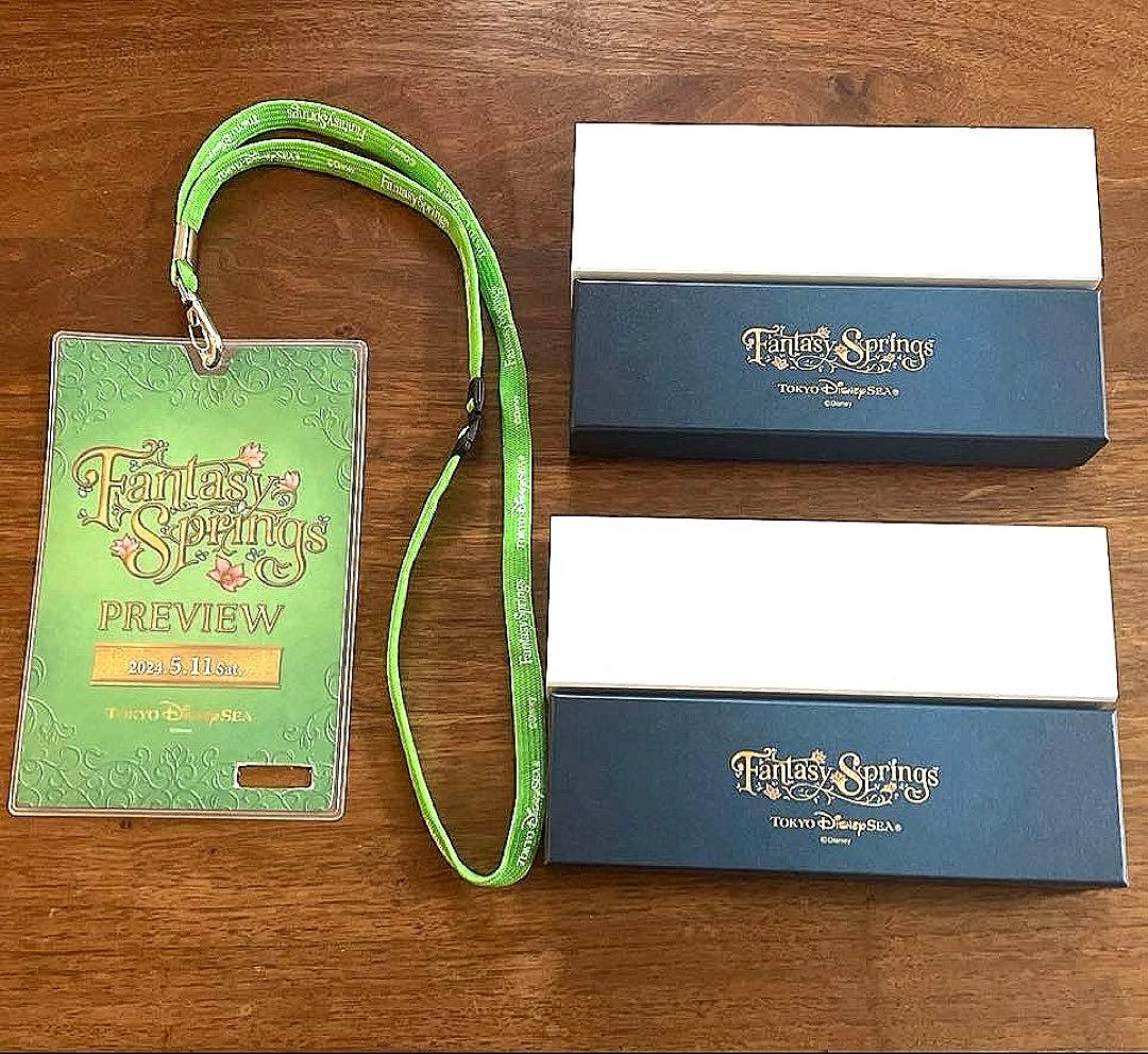 非売品 ディズニー ファンタジースプリングス ボールペン2本 プレビュー 記念品