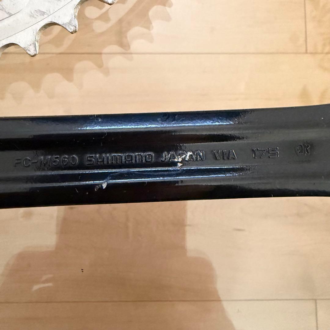 SHIMANO DEORE LX fc-m560 クランクセット