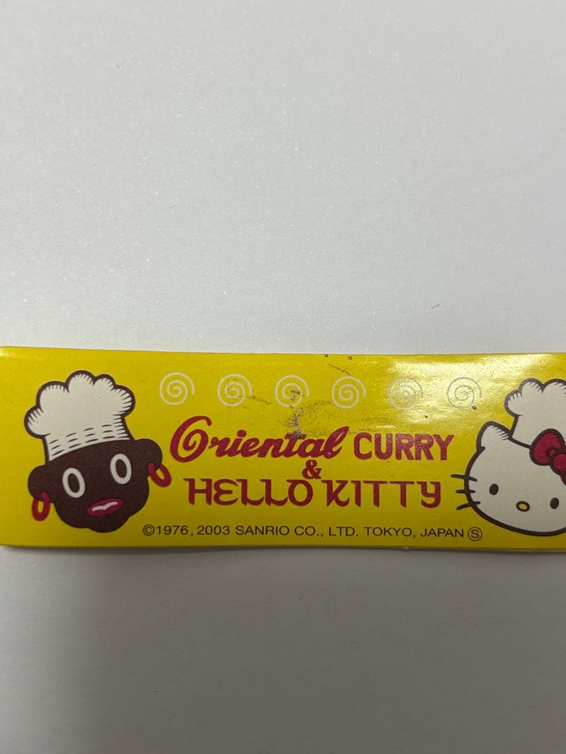 ストラップ Oriental CURRY & HELLO KITTY 2003