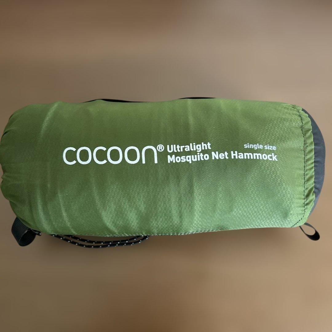 【セット品】COCOON UL モスキートネット ハンモック、別売りストラップ付