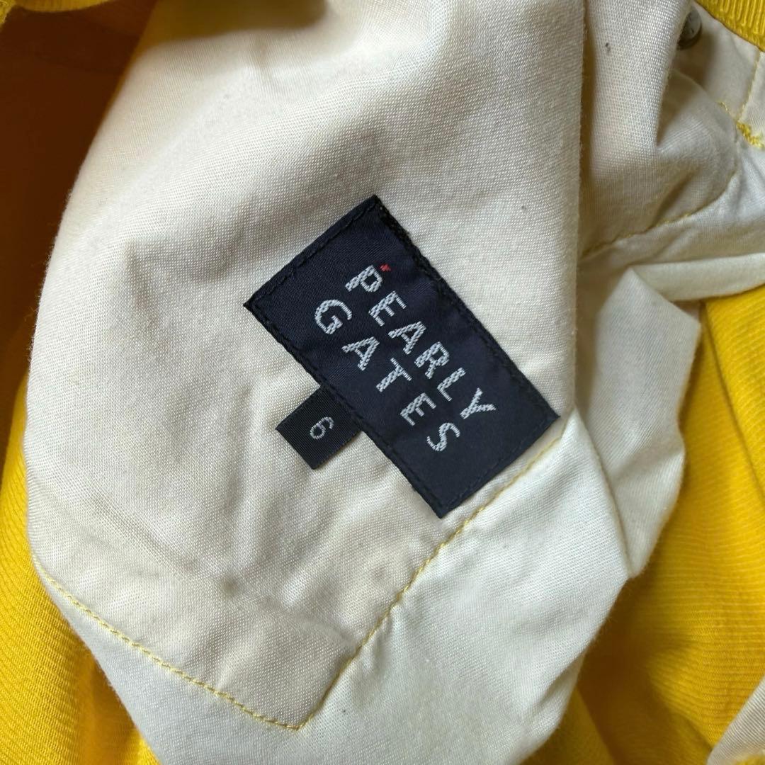 6 XL PEARLY GATES イエロー パーリーゲイツ ゴルフパンツ