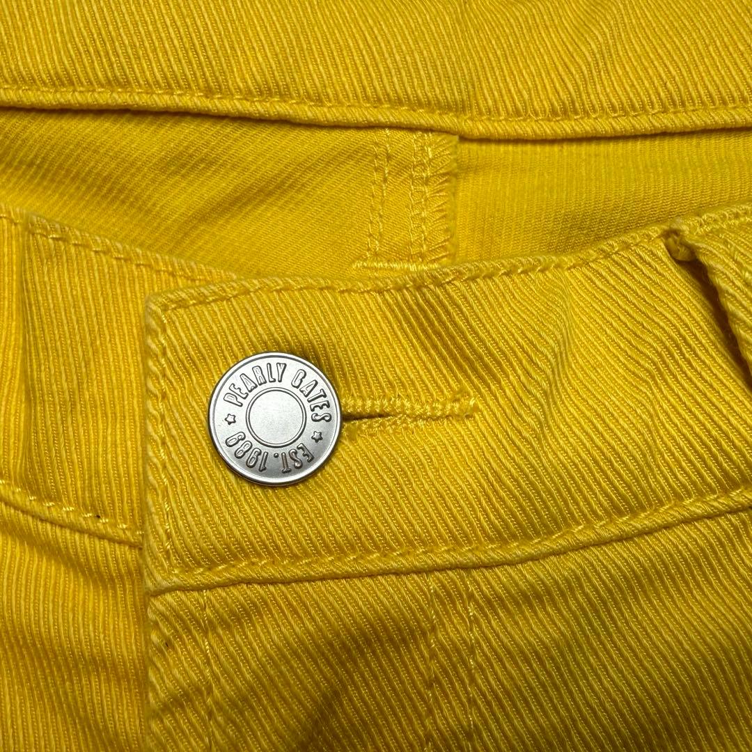 6 XL PEARLY GATES イエロー パーリーゲイツ ゴルフパンツ
