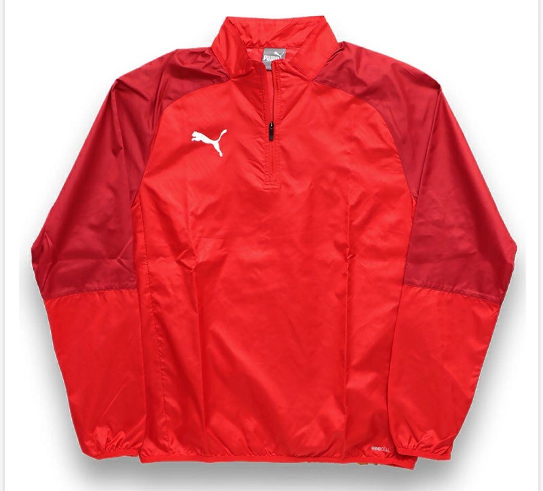 新品　サイズL　PUMA ピステ・ウィンドブレーカー セット　赤　レッド
